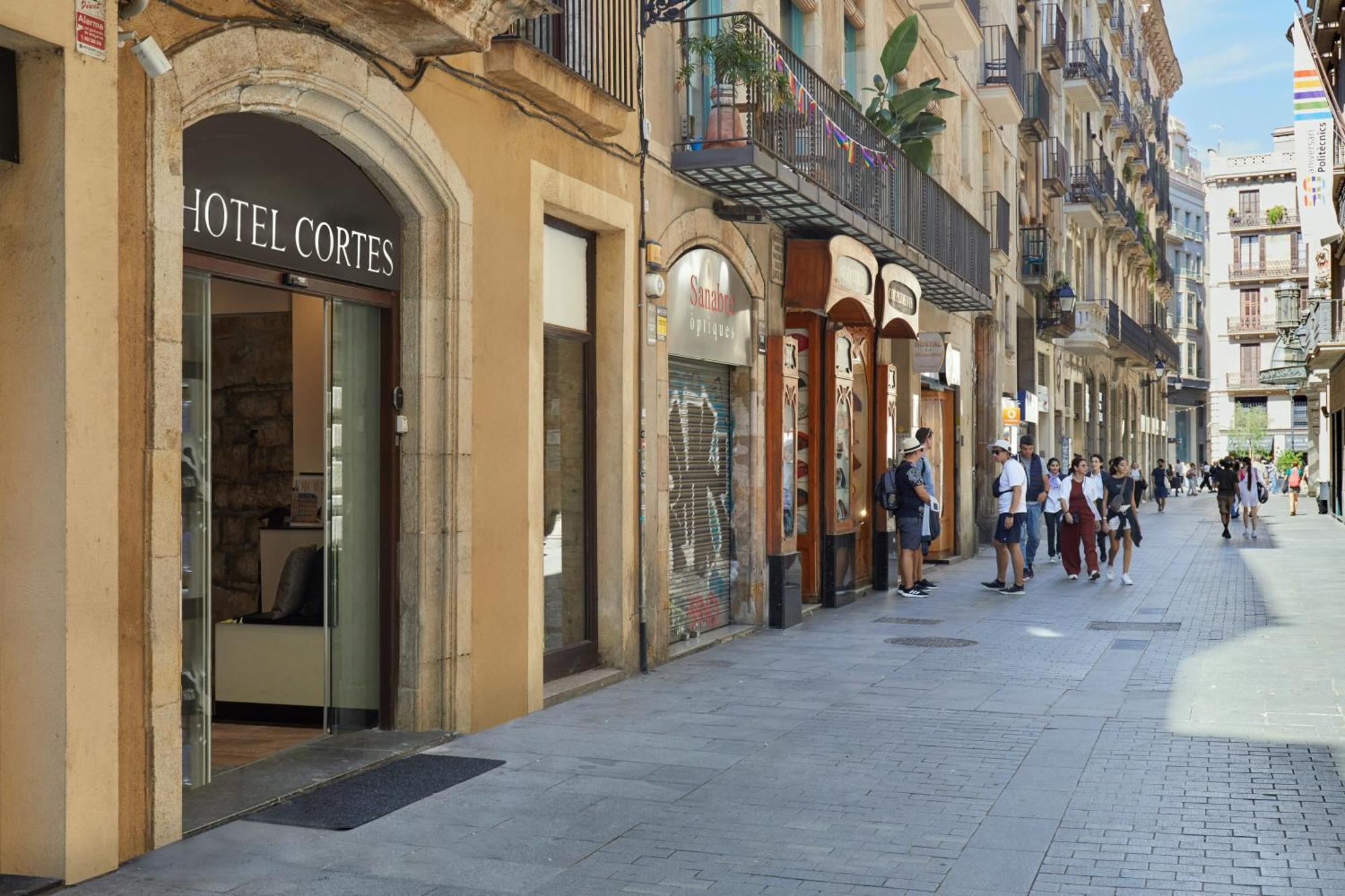 Hotel Cortes Rambla Barcelona Eksteriør bilde
